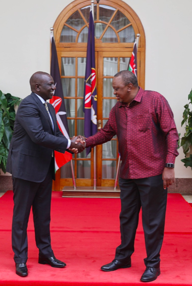 Kenyatta passes Kenya presidency to Ruto