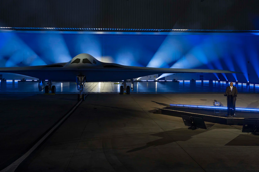 Austin unveils B-21 Raider