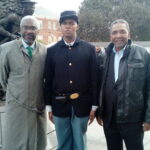 Templeton with Dr. Frank Smith, founder of the African-American Civil War Museum and reenactor of the 209,145 U.S. Troops of African Descent