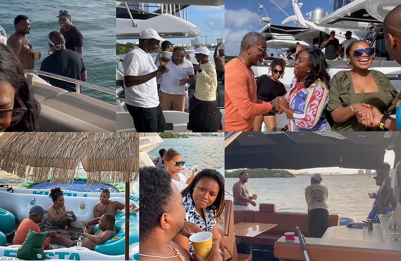 Bahamas boating fling